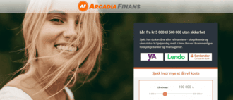 Arcadia Finansskärmdump