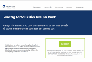 BB Bankskärmdump